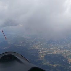 Flugwegposition um 14:43:52: Aufgenommen in der Nähe von Département Hautes-Alpes, Frankreich in 3143 Meter